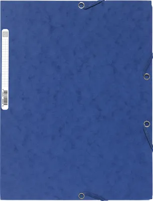 Produktbild von Exacompta 50x Sammelmappe +3 Klappen Gummizug Karton A4 sortiert 55515E