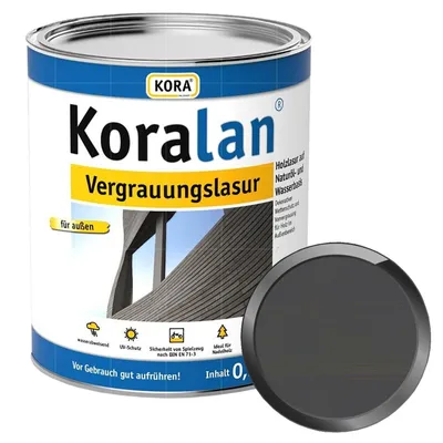 Produktbild von KORA Koralan Vergrauungslasur 0.75 Liter Schiefer