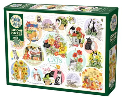 Zdjęcie produktu dla Cobble Hill Cat Thoughts, 1000 szt.