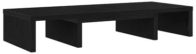 Zdjęcie produktu dla vidaXL Regulowana podstawa pod monitor w kolorze czarnego dębu 60x24x10,5 cm