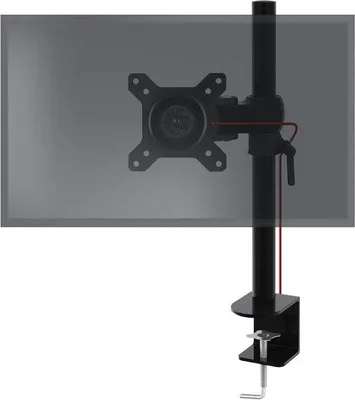 Obrázek produktu pro Držák na monitor, výškově nastavitelný, pro 1 monitor, černý, hliník