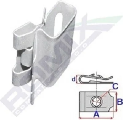 Immagine prodotto di 5x ROMIX C60585 Clip