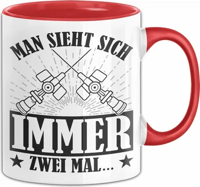 Produktbild von Rettungssanitäter Tasse Lustiger Spruch Rettungsdienst Narkose Medizin Anästhesie Propofol (Rot)