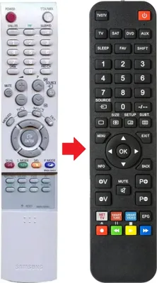 Produktbild von Fernbedienung passend für SAMSUNG LE32R53BDX | LE32R53BX | LE37R41BX