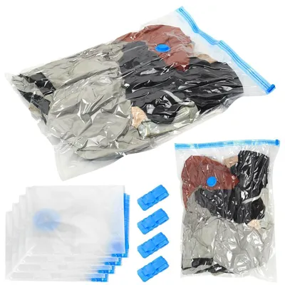 Produktbild von Vakuumbeutel Kleidung Reise Kompressionsbeutel 4 Stück 60 x 80 cm