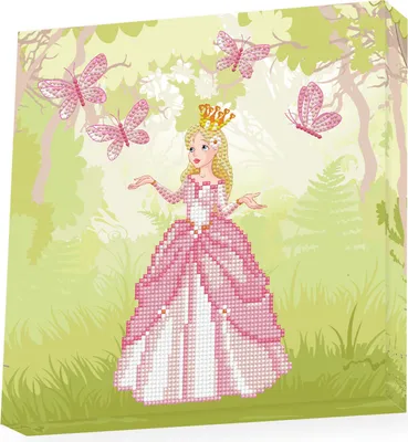 Produktbild von DOTZ® BOX Original Diamond Painting Princess Adventure 28 x 28 cm ab 8