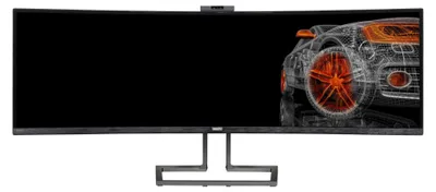 Immagine prodotto di Philips Brilliance P-line 499P9H - Monitor LED - curvo - 124,5 cm (49") (48,8" visualizzabile) - 5120 x 1440 Dual Quad HD @ 60 Hz - VA
