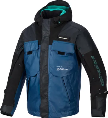 Obrázek produktu pro Alpinestars Mospher WP nepromokavá textilní bunda na motorku, černá/modrá, 3XL