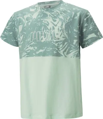 Produktbild von Puma Power Summer Kurzarm-t-shirt Grün 5-6 Years Junge Grün 5-6 Years