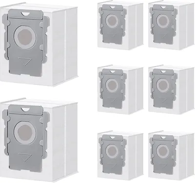 Produktbild von 8 Stück Staubbeutel für iRobot Roomba i3, i3+, i4, i4+, i5, i5+, i6, i6+,i7, i7+, j6, j6+, j7, j7+, j8, j8+, s9, s9+, 104, 105, 405, 504, 505, 705, 10 Max, Q0520, 2 Essential Staubsauger Absaugstation
