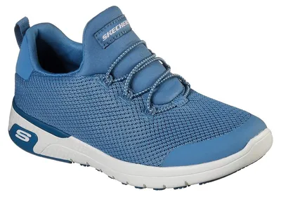 Produktbild von Skechers Damen Arbeitsschuhe Relaxed Fit MARSING WAIOLA SR Sneakers 77281EC Blau, Schuhgröße:37.5 EU