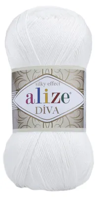 Produktbild von ALIZE Diva 55 White