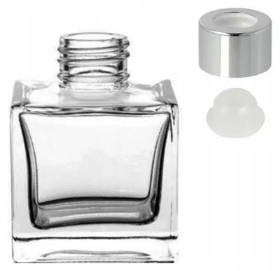 Image de Easy Candle Bouteille Diffuseur Parfum Carré Argent 100 ml