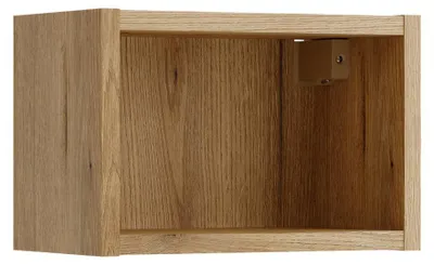 Image de Cube de rangement salle de bain VANO 30 cm chêne suspendu avec niche