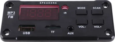 Obrázok produktu pre DC 6V-12V Bluetooth 5.0 MP3 dekódovací modul Digitálny displej Dvojitý dekódovací bezdrôtový audio prijímač s diaľkovým ovládaním