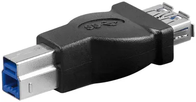 Produktbild von Goobay USB 3.0 A/B, USB 3.0 A FM, USB 3.0 B M, Schwarz