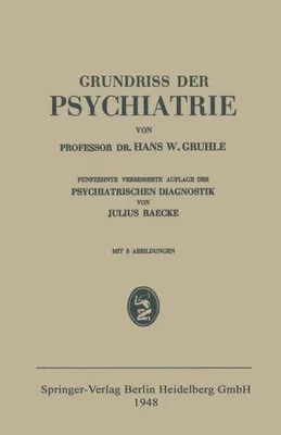 Obrázek produktu pro Grundriss der Psychiatrie