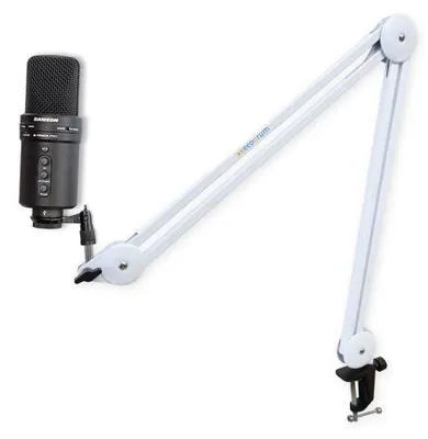 Zdjęcie produktu dla Mikrofon USB Samson G-Track Pro z regulowanym ramieniem, kolor biały