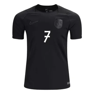 Immagine prodotto di #7 SØRLOTH Maglia da trasferta della Norvegia per i Mondiali del 2026, versione giocatore. TAGLIA:M