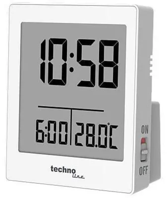 Produktbild von Technoline WT 185 Wecker Digitaler Wecker Weiß