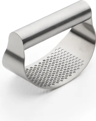 Produktbild von Karl Weis Knoblauchdrücker aus Edelstahl – ergonomische Knoblauchpresse für Knoblauch & Ingwer, spülmaschinengeeignet