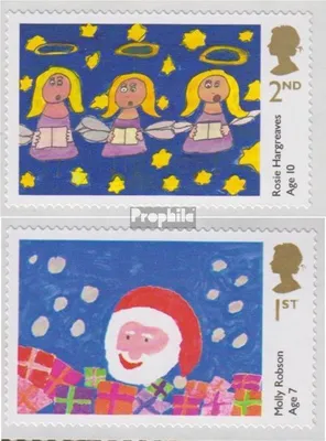 Produktbild von Briefmarken Großbritannien 2013 Mi 3550-3551 (kompl.Ausg.) postfrisch Weihnachten Kinderzeichnungen