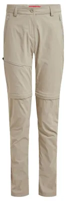 Image de Craghoppers NosiLife Pantalon Tropical Zip-off pour Femme Résistant aux Insectes, Taille:38, Couleur:Soft Mushroom