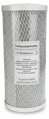 Produktbild von Aktivkohleblockfilter 10' (Zoll) Big Blue 10µm Wasserfilter