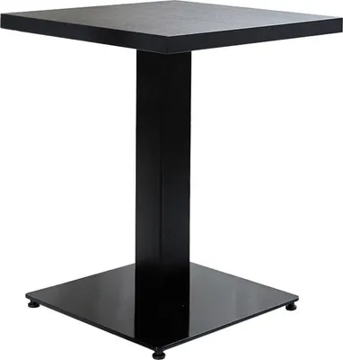Obrázek produktu pro Stůl Bolt Edge Static - čtvercový - černý - kov/dřevo - párty a bistro stůl - 60x60x74cm