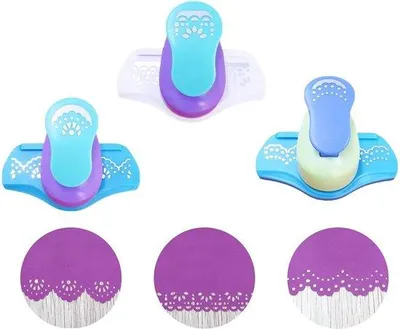 Produktbild von Famanu Bastelstanzer Set 3 Stück - Verschiedene Designs