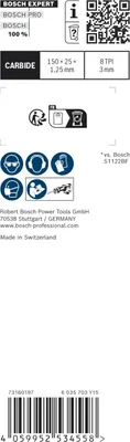 Immagine prodotto di Bosch EXPERT "Thick Tough Metal" S 955 CHC lama alternativa, 1 pezzo 2608900365