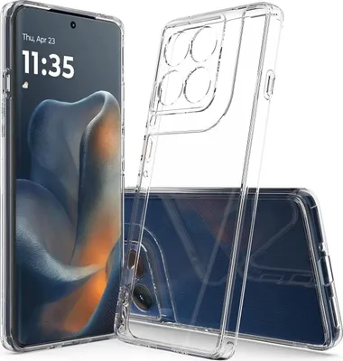 Immagine prodotto di Custodia per Motorola Edge 60 Pro - Cover posteriore Phonesta Scratchproof - Trasparente