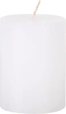 Image de Bougie Rustique 7,5X10Cm, Blanche