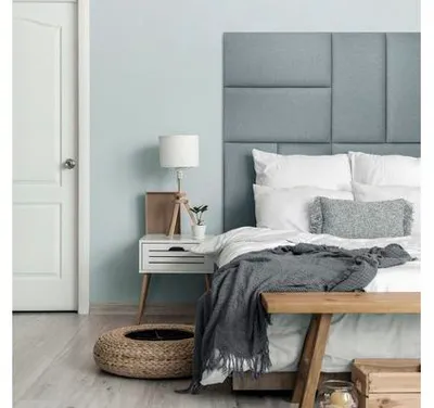 Obrázok produktu pre Čalúnený nástenný panel Salva 30x60 cm pastelovomodrá