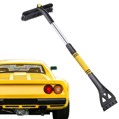 Productafbeelding van 3-in-1 ijskrabber voor de auto met telescopische ontdooier en sneeuwborstel