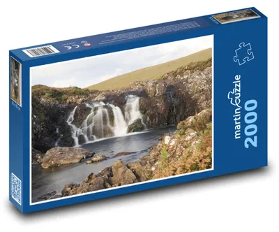 Produktbild von Puzzle 2000 Wasserfälle in Neuseeland - martinpuzzle