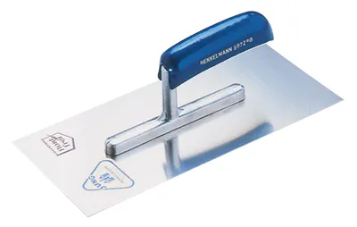 Produktbild von Jung Glättekelle Länge 280mm Breite 130mm Stärke 0,7mm Zahnung 10x10 mm aus rostfreiem Stahl - 507 010 00