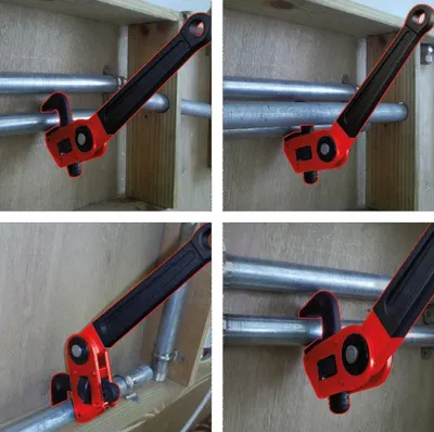 Produktbild von Einhand-Rohrzange 1.1/2" mit verstellbarem Kopf