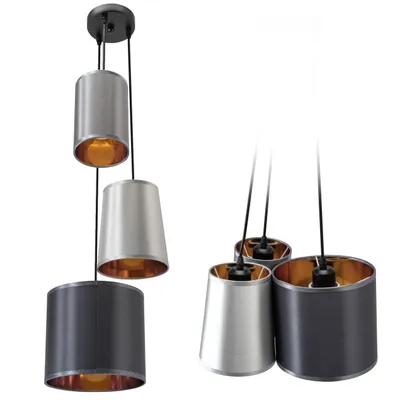 Produktbild von tooLight Pendellampe App971-3Cp Modern Mix 3-Lichtquelle E27 108X12X18Cm Einstellbar