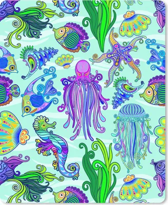 Produktbild von MuchoWow® Mauspad Mousepad Tiere - Regenbogen - Fische - Muster 19x23 cm - Mousepads - Maus Mat - Pad - Mausunterlage - Mauspads - Spielen