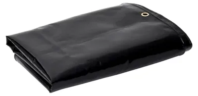 Produktbild von Abdeckplane 650 g/m² 1,5 x 10 m schwarz, wasserdichte Plane für den Außenbereich