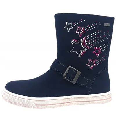 Produktbild von Lurchi Safa-Tex Mädchen Stiefel in Blau, Größe 31