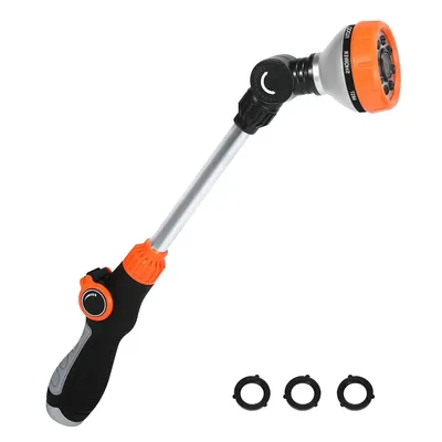 Produktbild von Gießstab 43 cm Handbrause Garten mit 8 Sprühbildern,Daumensteuerung,Abnehmbar,Verstellbarer Wassersprüher für Hängeampeln,Sträucher & Gartenschläuche