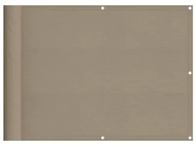 Obrázok produktu pre vidaXL Balkónová zástena Taupe 75x700 cm 100 % Polyester-Oxford