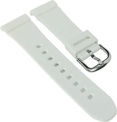 Produktbild von Casio Uhrarmband | Ersatzband Resin weiß Baby-G BG-501 BGD-560 BLX-560