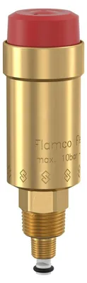 Immagine prodotto di Valvola di sfiato a membrana Flamco Flexvent, modello R 1/8/R 3/8, con valvola di intercettazione