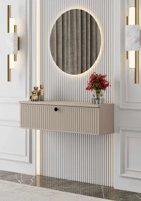 Obrázok produktu pre Skye Decor, kvalitná komoda (kód pre rodičov) – pieskový odtieň, 50 cm, 100% MDF, montáž na stenu