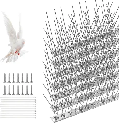 Produktbild von Vogelabwehrspitzen 7 Stück, 25 cm, Edelstahl, für Balkon