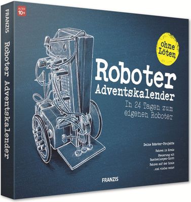 Roboter Adventskalender  - ohne Löten