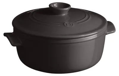 Immagine prodotto di EMILE HENRY Runder Schmortopf Ø 28 cm, 5,3 l Fusain EH 4553 79 3289317945533